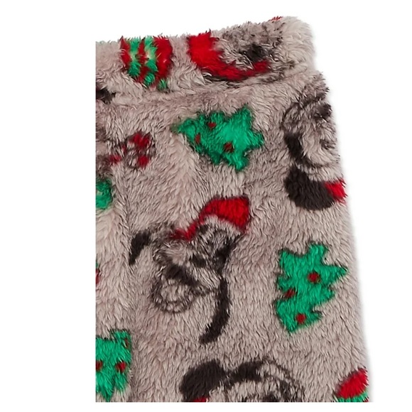 Mickey Mouse Baby Christmas Faux Sherpa Top and Joggers - Picture 3 of 4